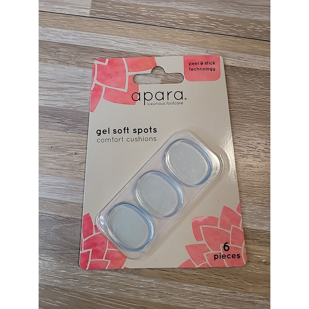 Sof Sole Apara Women's Gel Soft Spots Comfort Cushions 6-Pack - Clear‎